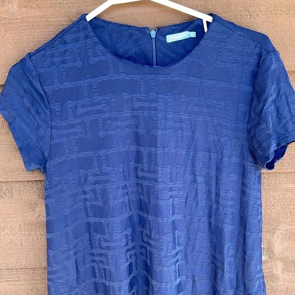 J. McLaughlin navy blue sweatwicking dress with pockets size XS - Picture 3 of 5